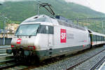 On 20 May 2006 SBB 460 100 stands at Visp.