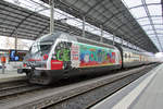 SBB advertiser 460 099 calls at Olten on 24 March 2017.