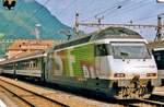 On 17 June 2001 SBB 460 032 stands in Arth-Goldau.