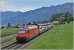 A SBB Re 460 wiht his IC 967 from Basel SBB to Interlaken Ost by Faulensee.

19.08.2020