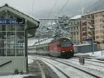 SBB Re 460 006-0 with IR by Veytaux-Chillon.
05.01.2010