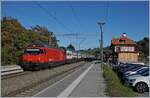 A SBB Re 460 with an IC in Mülenen.

10.10.2018