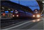 SBB Re 460 with his IR 90 to Brig and IR 15 to Luzern in the early mornng in Lausanne.