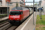 IR90 At Pully with a Re 460.