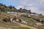 IR15 to Luzern near Bossiere. Picture taken from Lutry. 08/04/2023