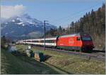 An SBB Re 460 with its IC near Mülenen on the way to Brig (via LBT - Visp)

April 14, 2022