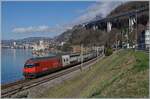 An SBB Re 460 is shortly after Villeneuve in front of the backdrop of Chillon Castle with its IR on the way towards Lausanne.

February 13, 2024