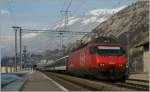 SBB RE 460 074-8 in Leuk.
08.02.2012