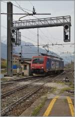 The SBB Re 474 009 in Domodossola. 
11.04.2015