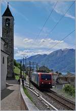 The SBB Re 474 018 by San Nazzaro.