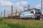 SBBCI 193 108 hauls a Millet tank train through Valburg-Oost and gets photographed just in time on 27 June 2024.