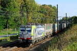 The BLS Cargo 475 427 on route from Gallarate (Italy) to the Ambrogio terminal at Muizen(B).