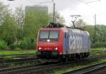 On 14 May 2014 SBB 482 001 runs light through Oberhausen Osterfeld Sd.
