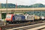 Scanned picture of SBB 482 049 -in TX Log service- at Kufstein on 26 May 2007.