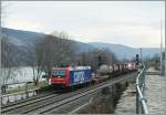 The SBB Re 482 000-7 with a Cargo train by Oberwesel. 
19.03.2010