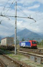 SBB Cargo Re 484 006 in Domodossola  (27.07.2009)