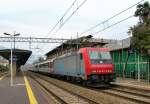 SBB Re 484 with CIS EC in Stresa.