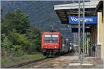 The SBB Re484 003 with a RoLa in Vogogna.
18.09.2017