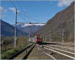 The SBB Re 484 016 with a RoLa to Novara in Premosello Chiovanda.