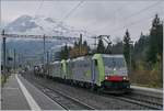 BLS Re 486 507 and an other one wiht a Cargo Train by Mülenen.