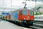 SBB 620 051 passes through Spiez on 14 May 2010.