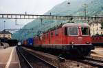 SBB prototype 11601 speeds through Bellinzona on 26 May 2007.