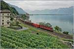 The SBB Re 620 017-4 with the Novelis Cargo train by the Castle of Chillon.
28.08.2017