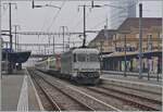 The Rail Adventure Re 6/6 11603 is in Neuchâtel with two DB multiple units on its way to Villeneuve; at least here I was (finally) able to photograph the Rail Adventure Re 6/6 11603 without the distracting ETCS lead locomotive.

October 8, 2025