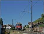 The SBB Re 6/6 11669 (Re 620 069-5)  Hägendorf  by Ligerz, on the last single track parat of the Biel/Bienne - Lausanne line. 

11.07.2025