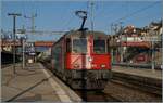 I was able to photograph the SBB Re 6/6 11635 (Re 620 035-6) 'Muttenz' passing through Neuchâtel.

July 16, 2026