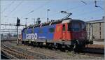 Just caught: the SBB Re 6/6 11683 (Re 620 083-6)  Steg Silenen  departing Lausanne as a locomotive-hauled train heading towards Valais. 

June 17, 2025