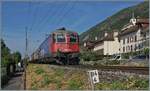 SBB Re 6/6 11665 (Re 620 065-3)  Ziegelbrücke  está fotografiada cerca de Ligerz, viajando en dirección a Biel/Bienne. La locomotora arrastra un tren de mercancías a lo largo del último tramo de vía única de la Línea del Pie del Jura, un tramo que, debido a un túnel actualmente en construcción, dejará de ser visible en unos años. 16 de julio de 2026