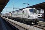 RailCare 476 453 zieht am 23. Mai 2026 den COOP-Intermodalzug durch Brugg AG nach Basel.