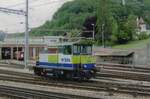 On a rainy 14 May 2010 BLS 245 024 runs light through Spiez.