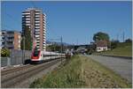 Between Lengnau and Grenchen Süd is a SBB ICN on the way to Zürich. 

14.10.2021