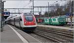 SBB RABDe 500 to Romrschach and BAN MBC Ge 4/4 21 and 22 in Morges.