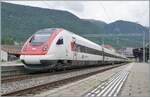 The SBB RABDe 500 022  Expo.02  is operating as IR 51 1622 on its way from Basel SBB to Lausanne and was photographed at Grenchen Nord. The ICN bears the name  Expo.02  but is also dedicated to Carl Spitteler and Hermann Hesse.

May 20, 2026
