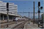 A SBB RABE 522 and 523 on the way to Palezieux by his starting in Lausanne.