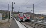 The SNCF Z 31505 to Annecy and SBB RABe 522 231 to Coppet by his stop in Groisy-Thorens-la-Caille.