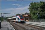 The SBB LEX RABe 522 228 on the way from La Plaine to Genève in Russin. 

28.06.2021