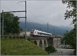 The SBB RABe 522 207 on the way to Meroux TGV on the Mösli Viadukt in Grenchen. 

04.07.2021