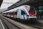 On 31 December 2023 SBB 522 215 calls at Geneve. The S-Bahn/RER of Geneve sees Swiss and French EMUs interworking across five S-Bahn lines and thus gives a rather interesting variation. 