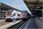 The SBB LEX RABe 522 216 to Annemasse and SBB LEX RABe 522 223 to Coppet in Geneva.

26.08.2024