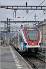 The SBB LEX RABe 522 219 and another one, not visible, arrive at their destination Geneva as RL5 coming from La Plaine.

April 29, 2026