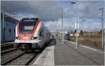 The SBB RABe 522 206 is traveling as Mobigo TER 18173 / RE 56 18173 from Meroux to Biel/Bienne. The Flirt has arrived in Delle, where it switches systems from  SNCF  to  SBB-CFF  and has a three-minute stop for this, just enough time to quickly take a few pictures. This image shows, besides the mentioned RABe 522 206, also the SNCF X73757 standing here in the background. Thus, diesel vehicles are also (again) used on the electrified Delle - Belfort line. The SNCF X 73757  Baleine  arrived in Delle as MOBIGO TER 895005 from Belfort at 8:19 and will return to Belfort as MOBIGO TER 895004 at 14:41. November 3, 2025