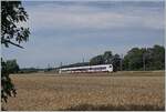 A SBB Flirt 523.3 by Arnex on the way from Vallorbe to Aigle.