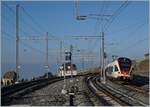 The SBB RABe 523 015 in Cully on the way to Aigle. 

16.02.2023