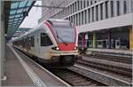 The SBB RABe 523 031 on the way to Allamn by his stop in Renens VD.