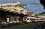 The SBB Flirt RABe 523 025 is on its way to Vallorbe as S2. The photo was taken in Vevey.

September 1, 2019