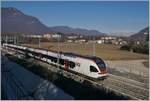 The SBB TILO RABe 524 107 on the way to Varese by Arcisate.
05.01.2019